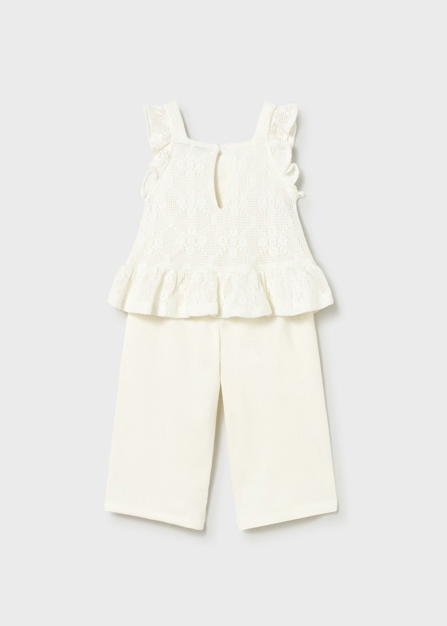 Ivory Guaze Lace Set