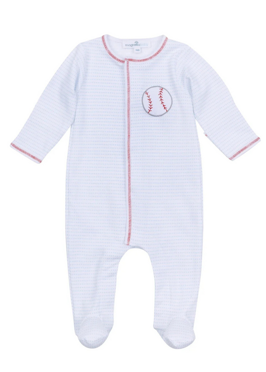 Tiny Slugger Applique Footie
