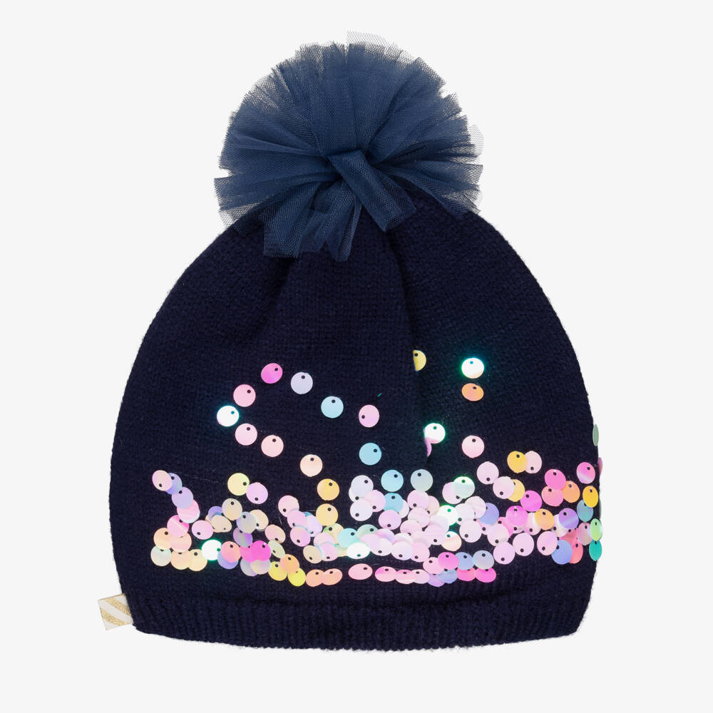Sequin Tulle Beanie