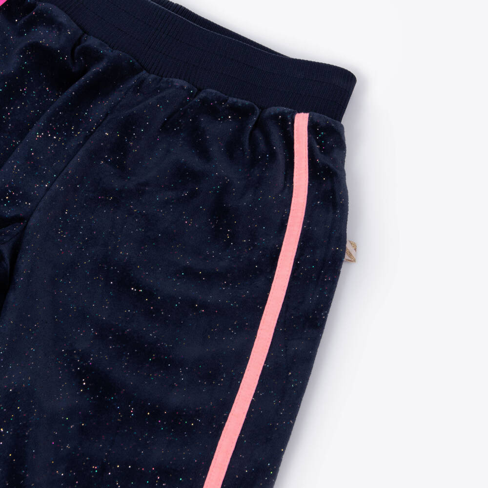 Shiny Velour Joggers