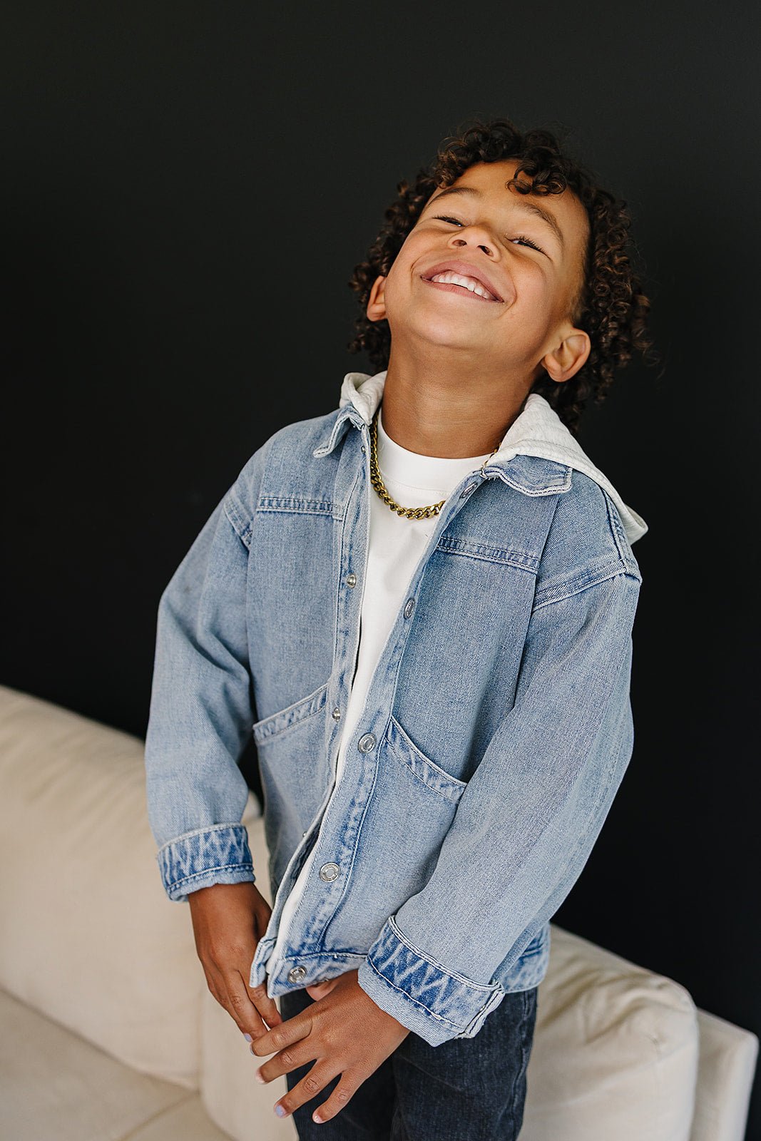 Briggs Hooded Denim Jacket