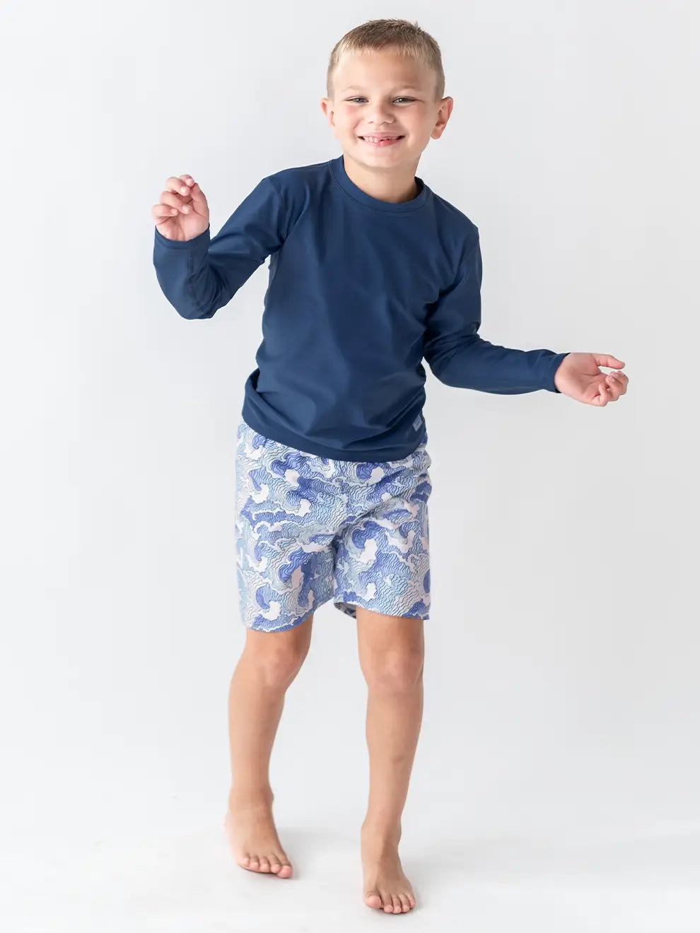 Ocean Camo Swim Trunk