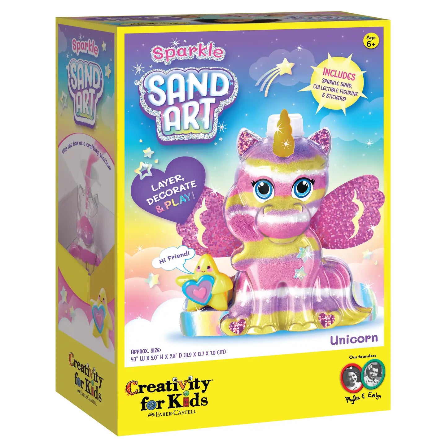 Sparkle Sand Art Unicorn Diy Craft Kit For Kids