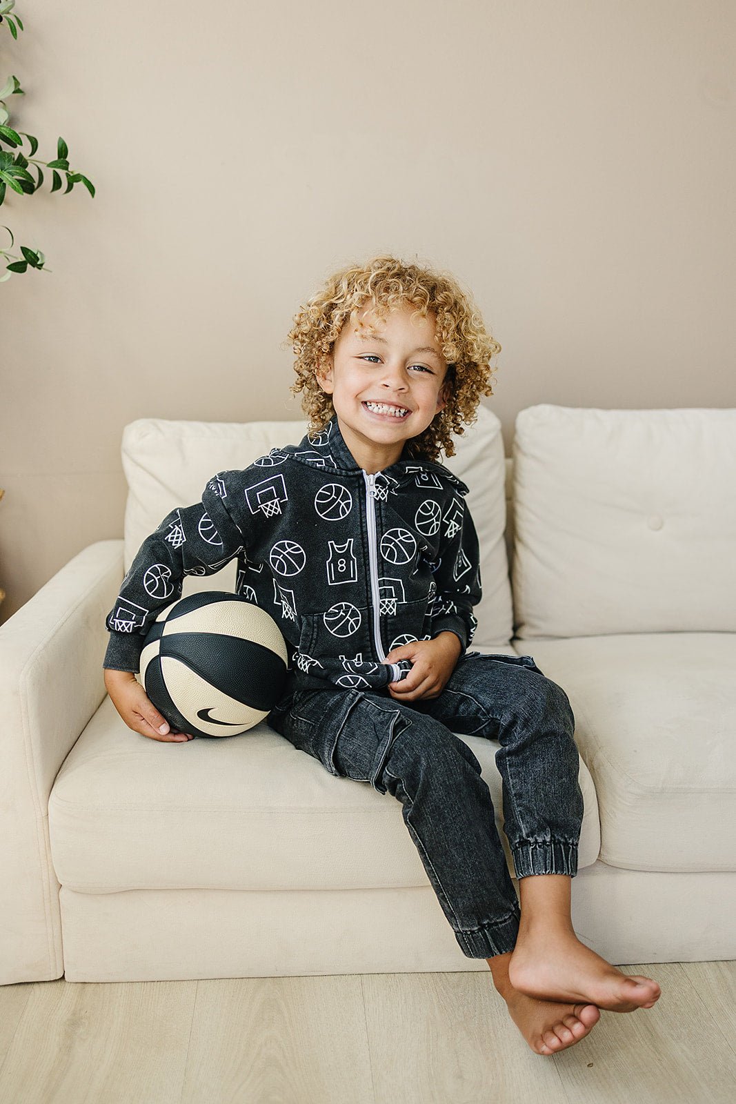 Basketball Cohen Zip Up Hoodie
