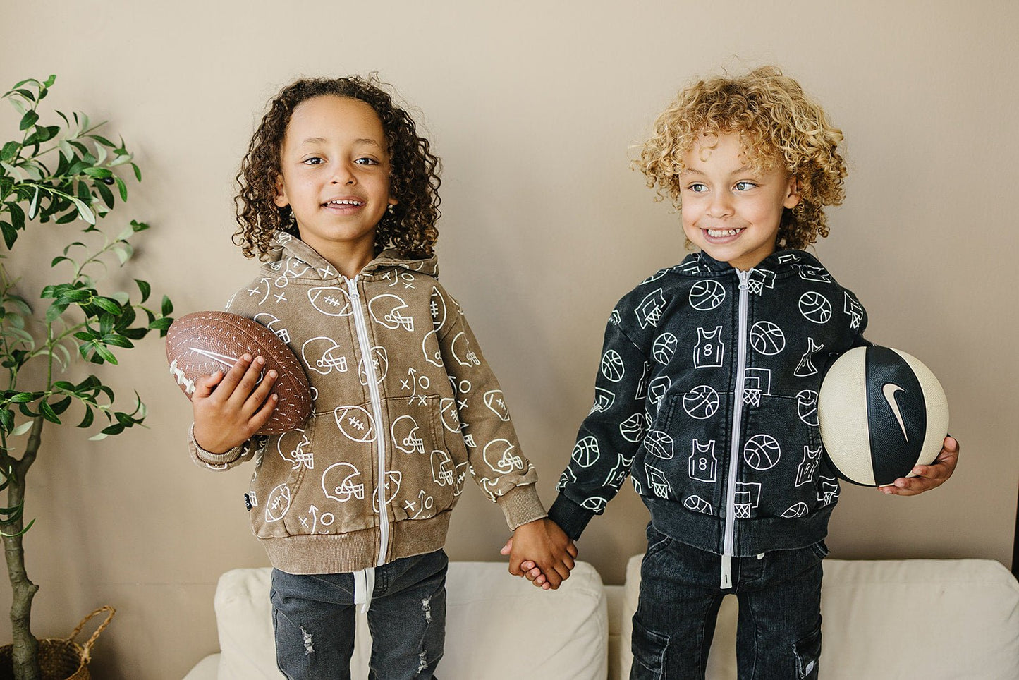 Basketball Cohen Zip Up Hoodie