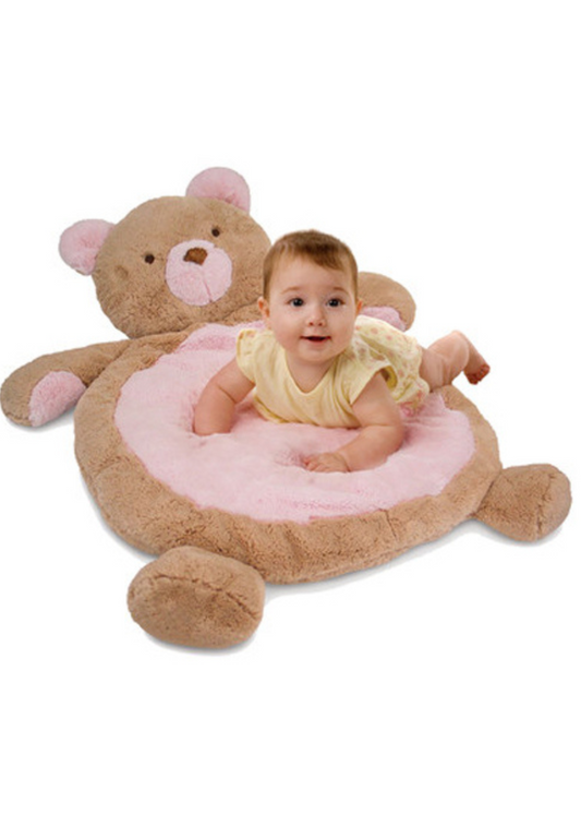 Pink Bear Baby Mat