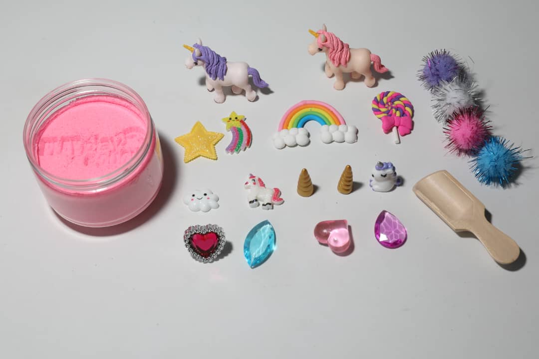 Unicorn Sensory Mess Free Sand Jar