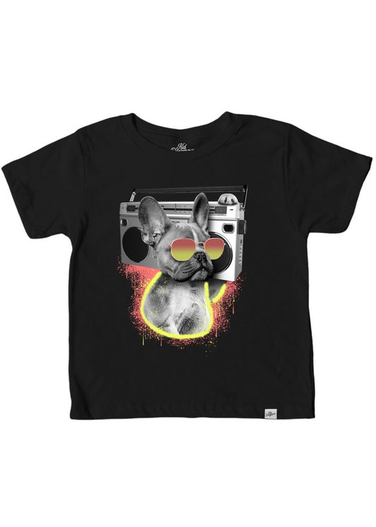 Bulldog Boombox Graphic Tee