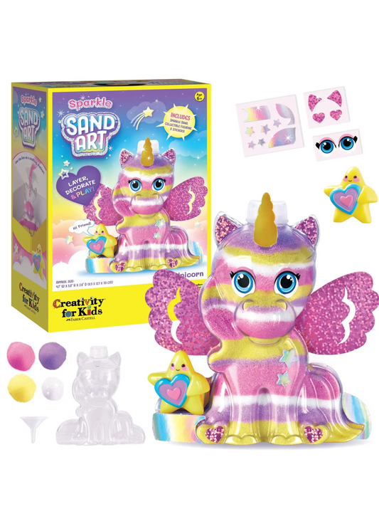 Sparkle Sand Art Unicorn Diy Craft Kit For Kids