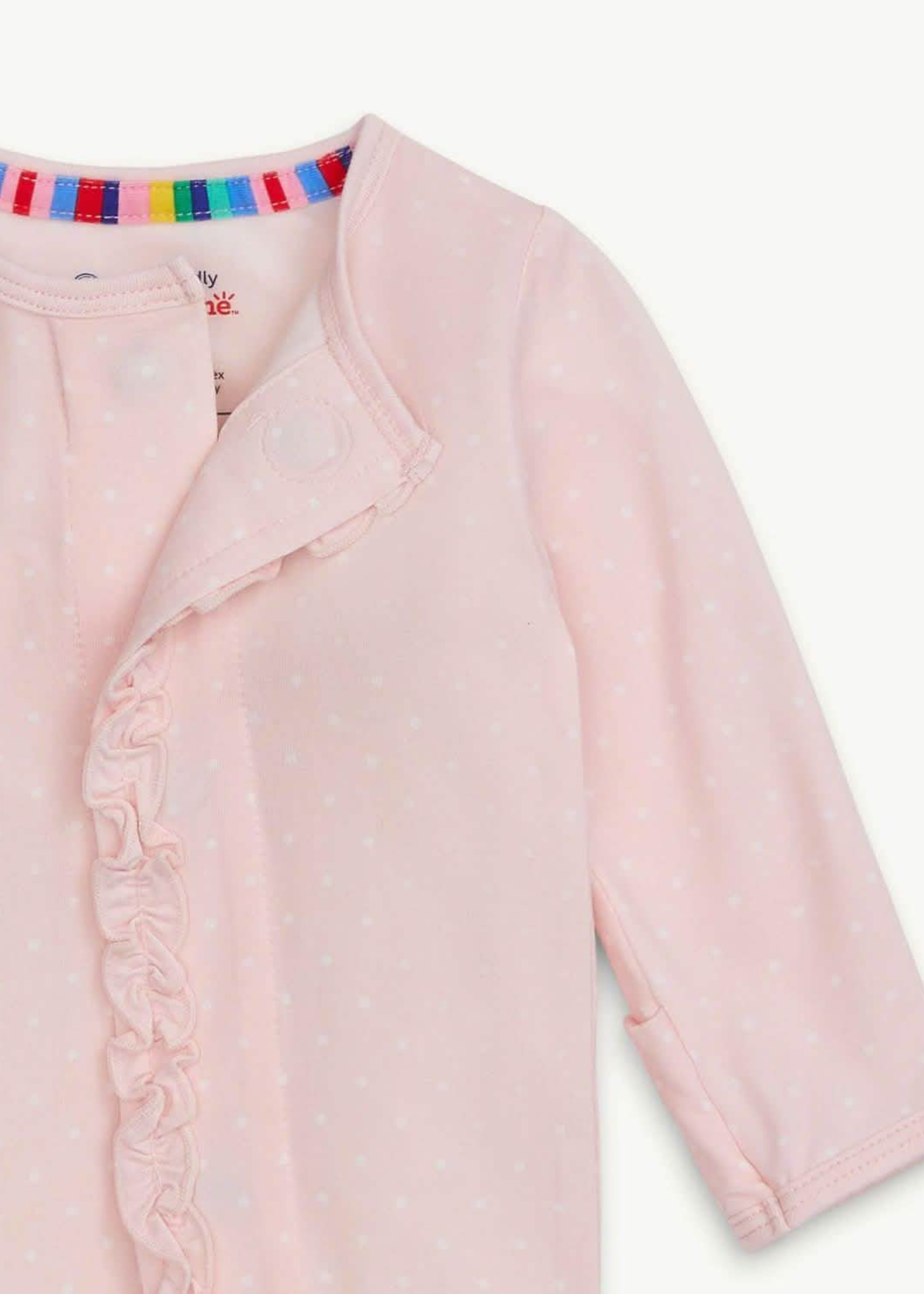 Pin Dot Pink Ruffle