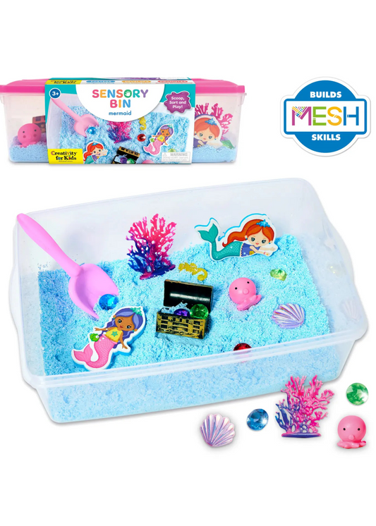 Sensory Bin Mermaid Activity Bin For Kids