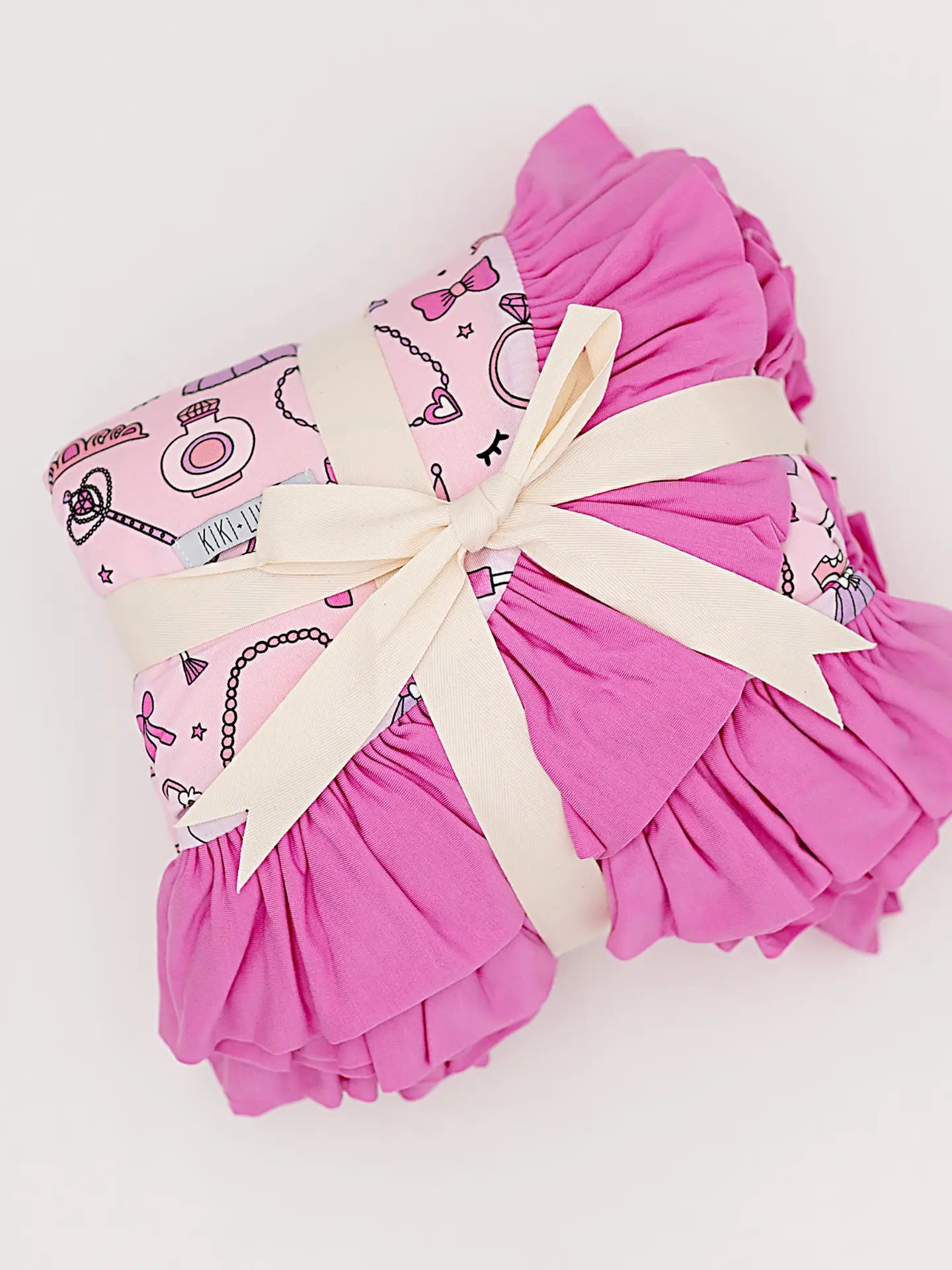 Sleeping Cutie Ruffle Blanket