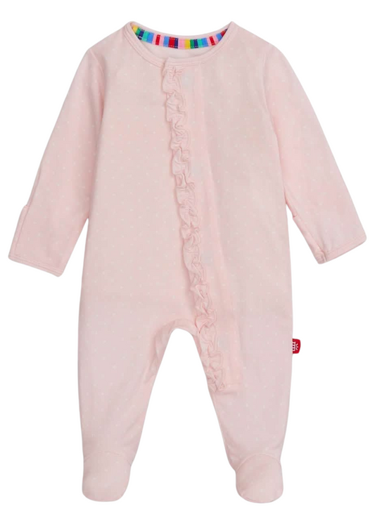 Pin Dot Pink Ruffle