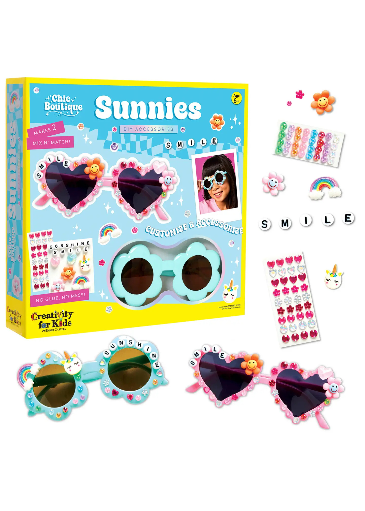 Chic Boutique Diy Sunglasses Kit For Kids