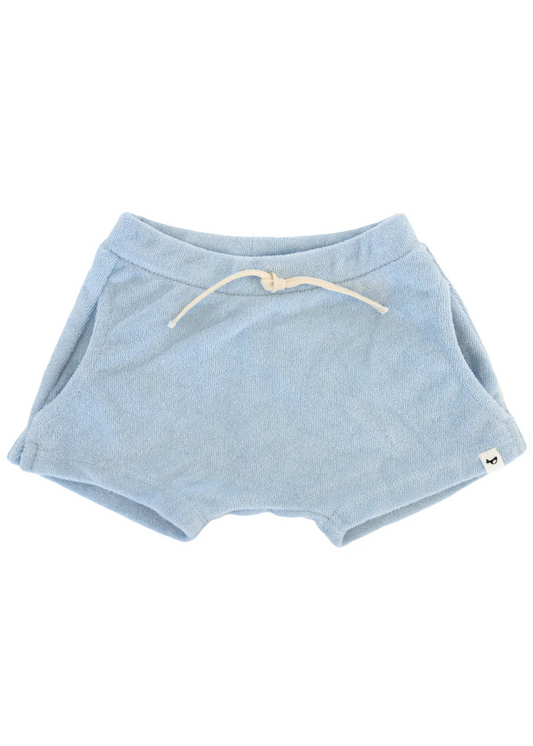 Cotton Terry Pocket Drawstring Baby Short
