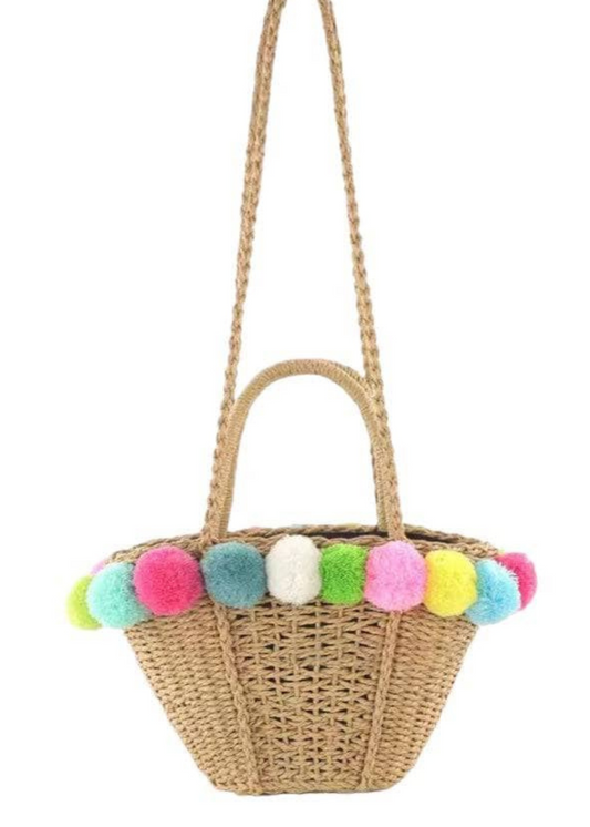 Pom Pom Beach Bag