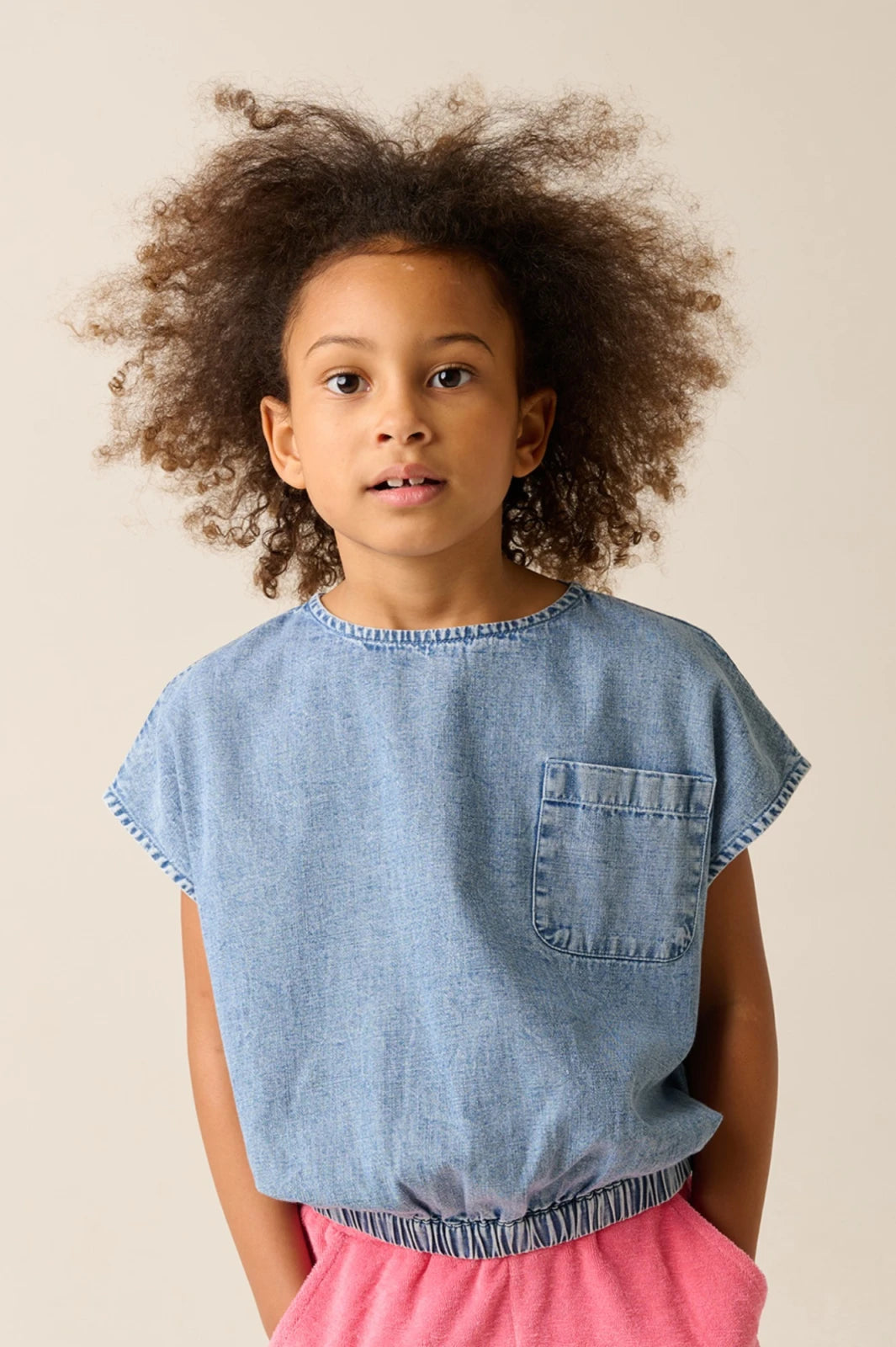Mirtillo Denim Sleeveless Tank