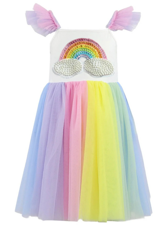Rainbow Patch Dress