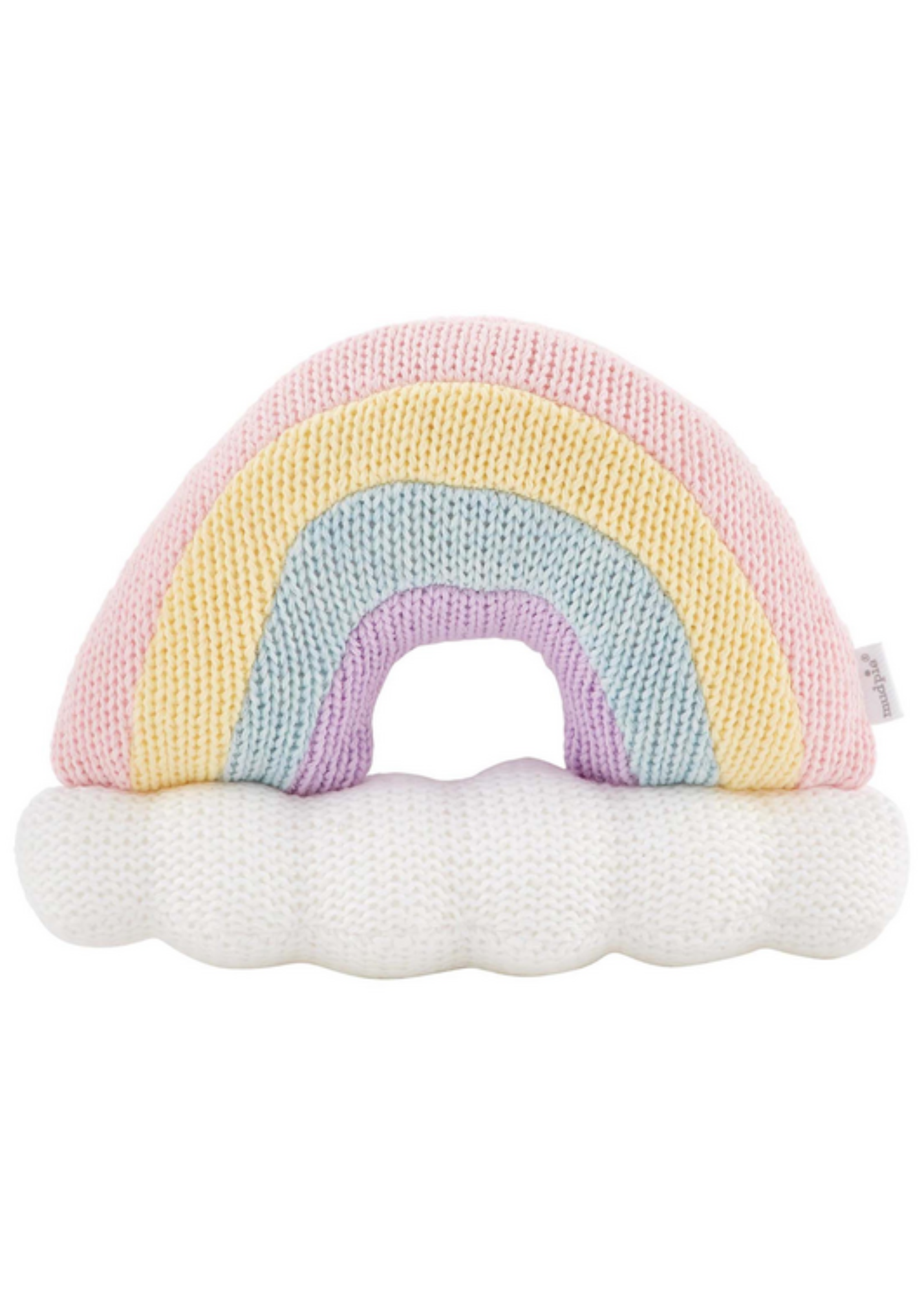Knit Rainbow Rattle