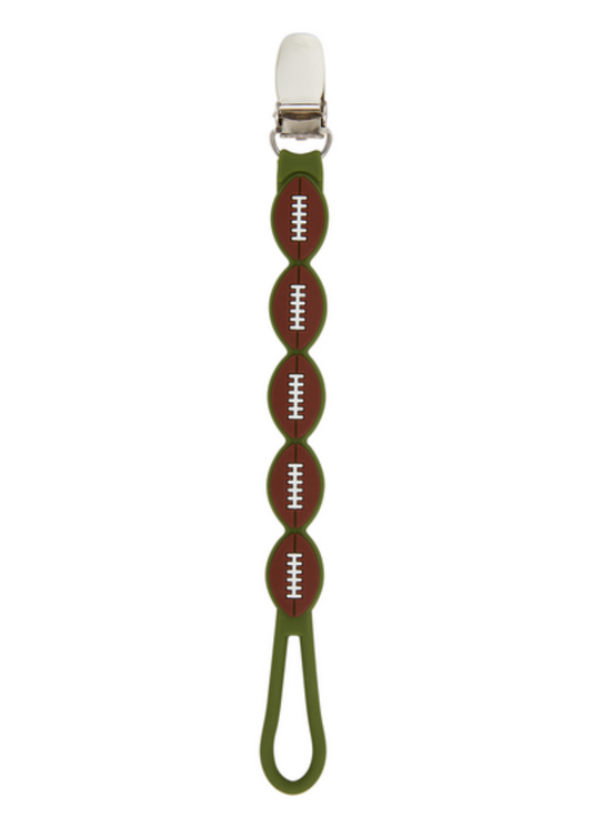 Green Football Silicone Pacy Strap