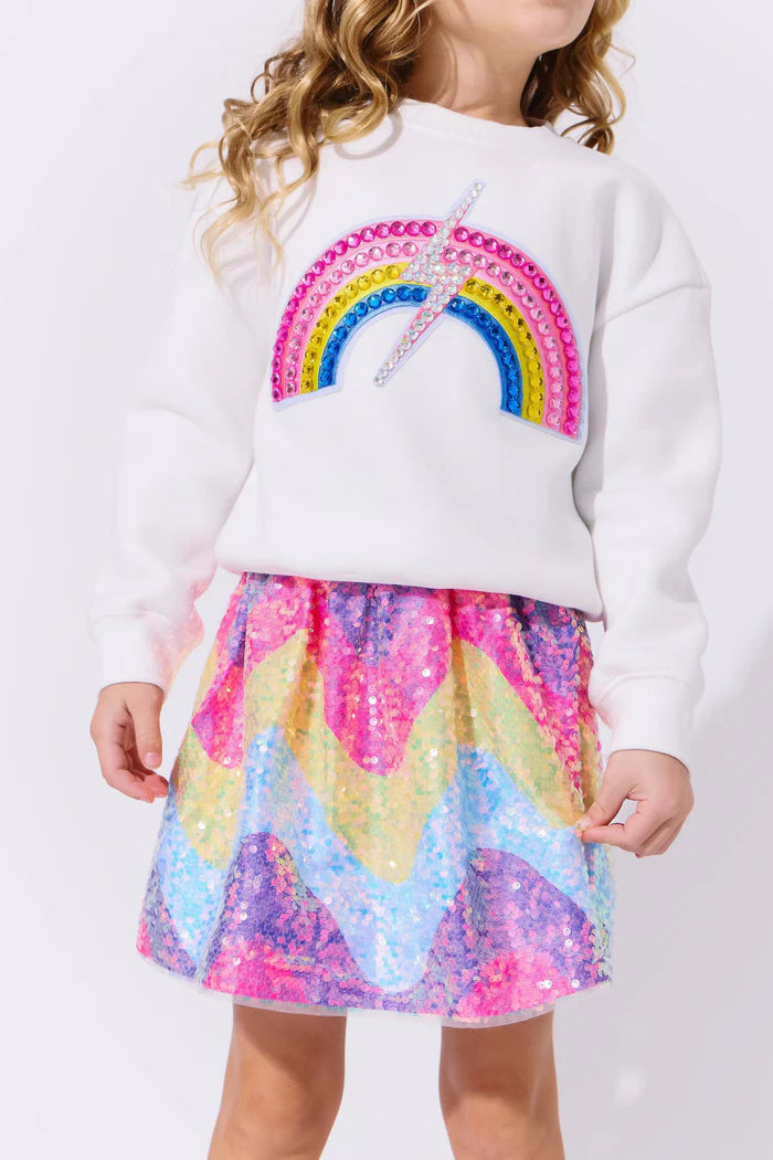 Gems Rainbow Flash Sweatshirt