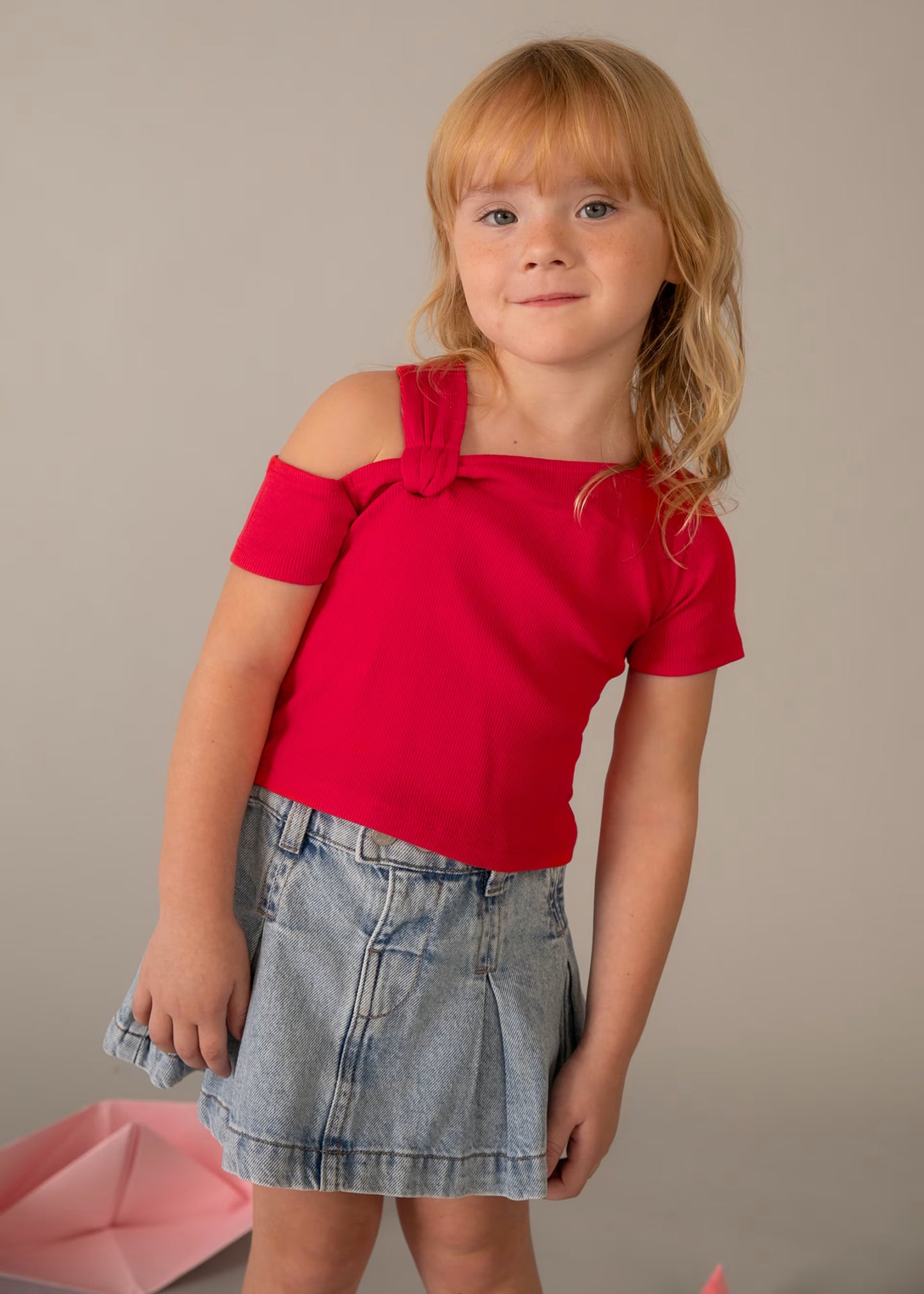 Asymmetric Short Sleeve Tee Shirt