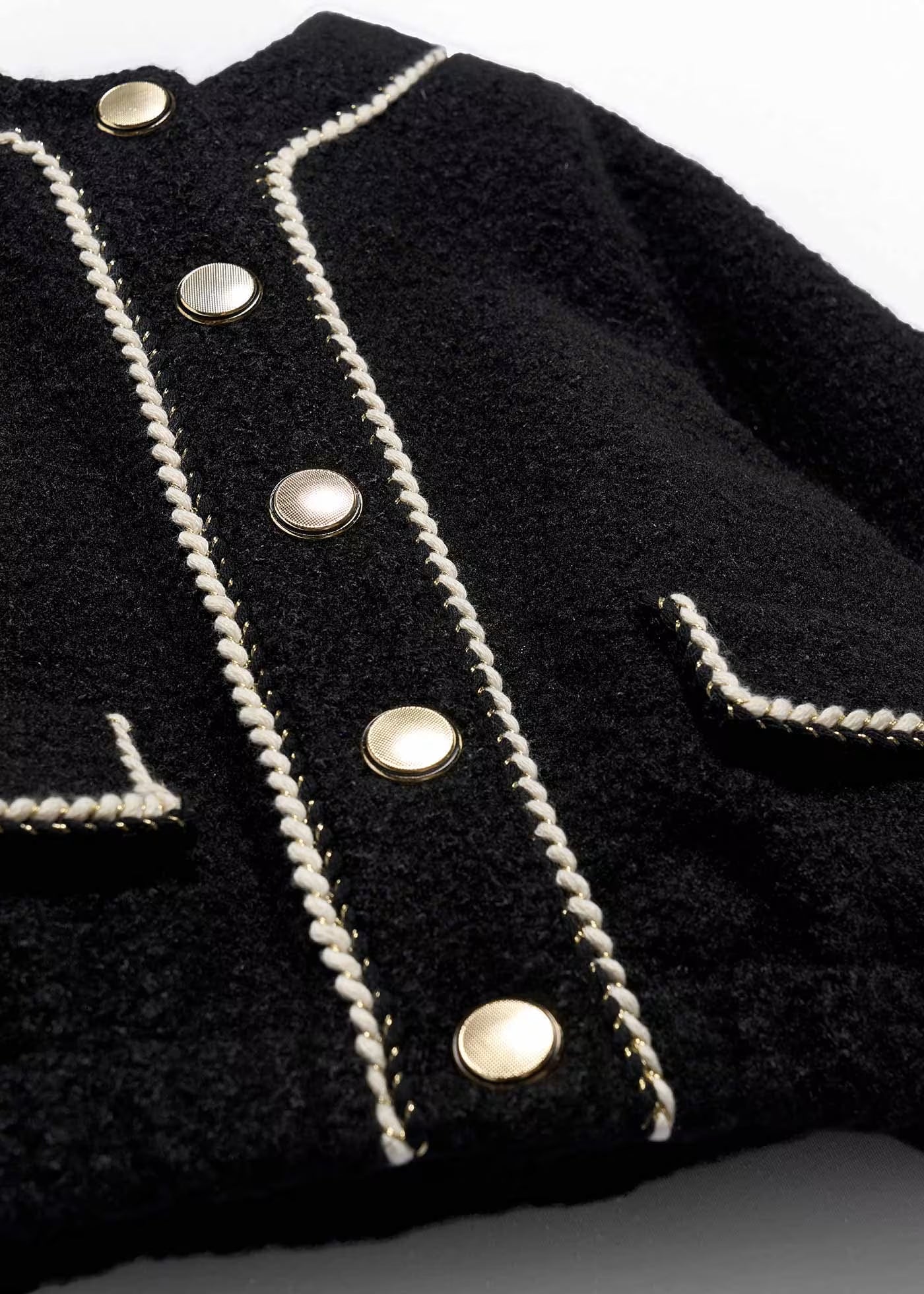 Tweed Black and White Jacket