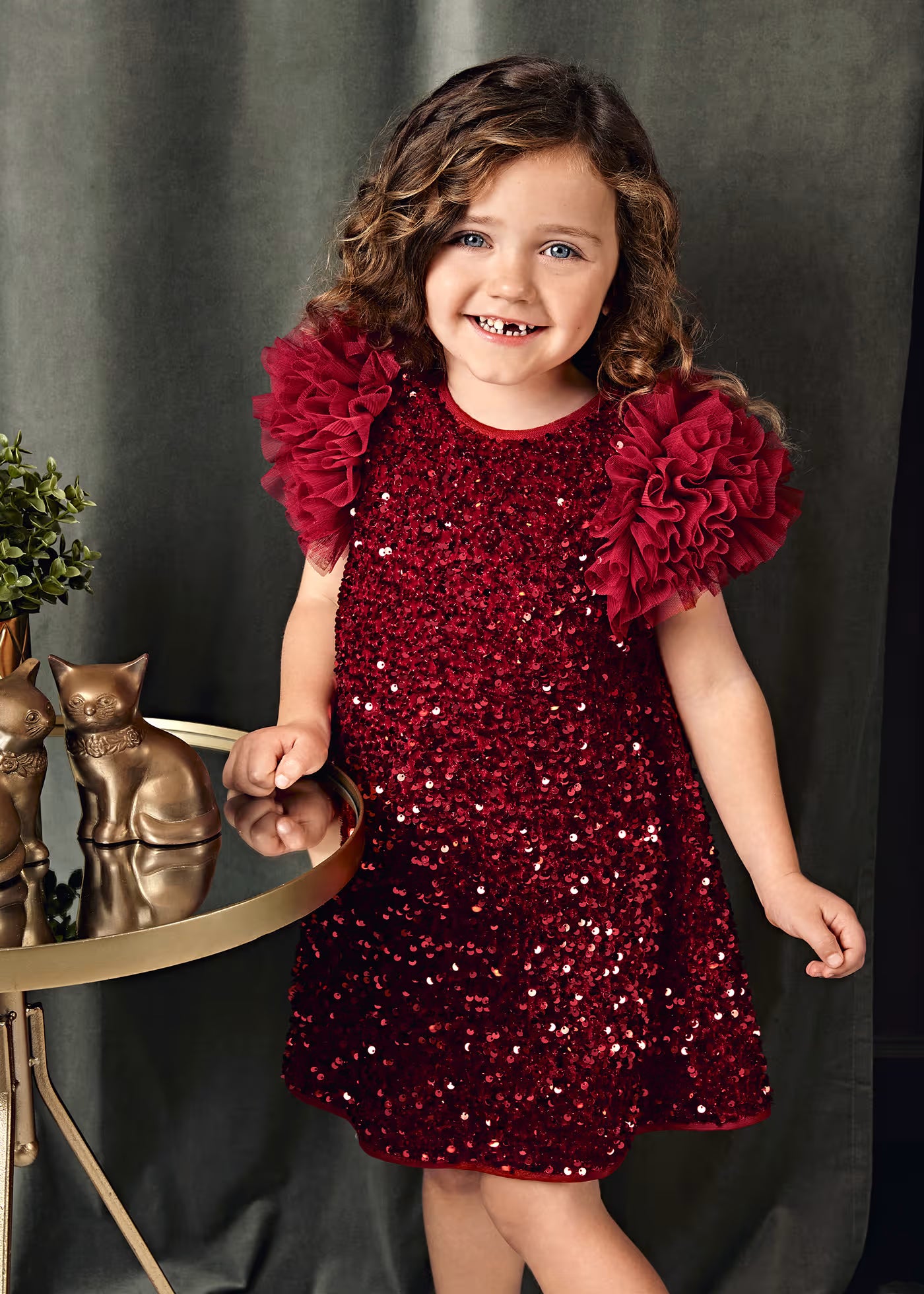 Sequin Tulle Dress