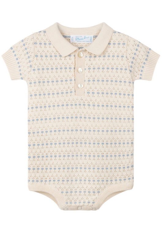 Pointelle Knit Rompe