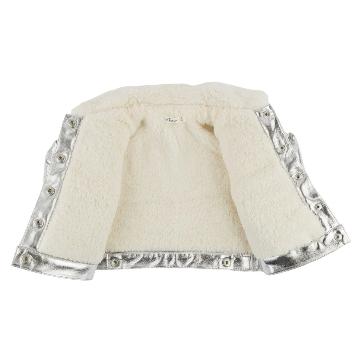 Big Heart Metallic Biker Jacket