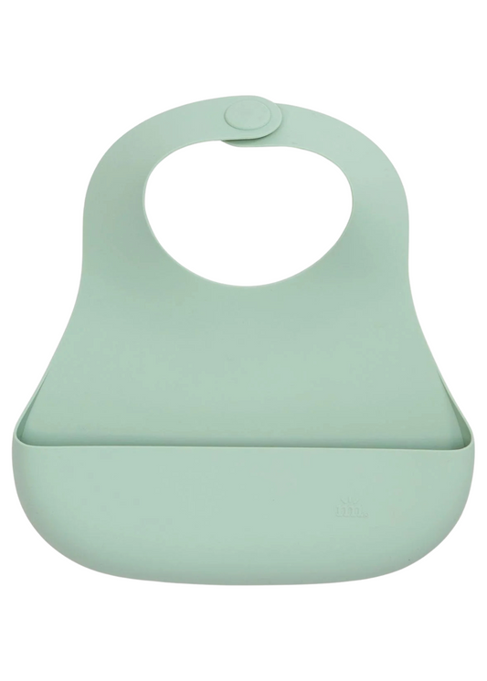 Misty Green Silicone Magnetic Bib