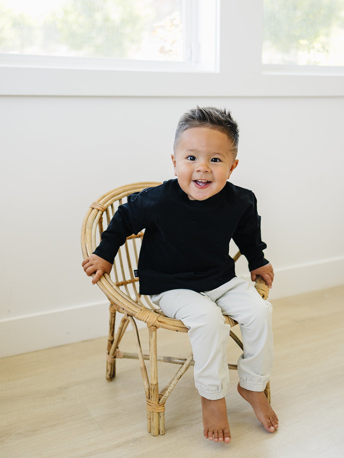 Keaton Long Sleeve- Black