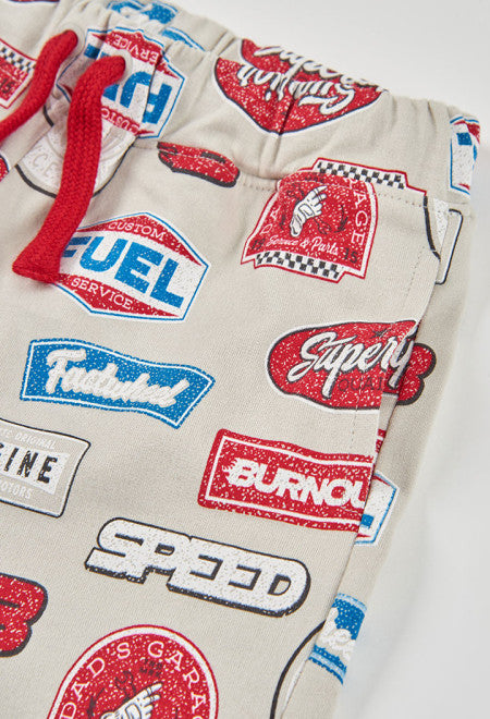 Retro Fuel Graphic Shorts