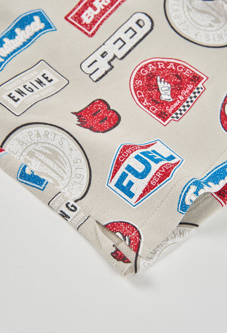 Retro Fuel Graphic Shorts