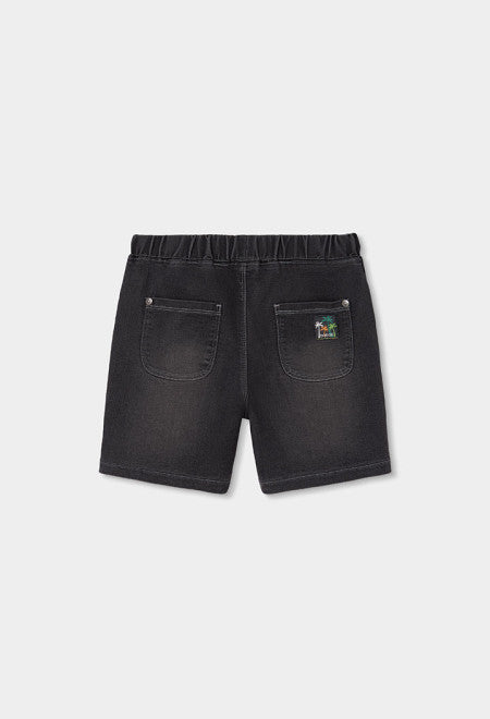 Washed Knit Bermuda Short