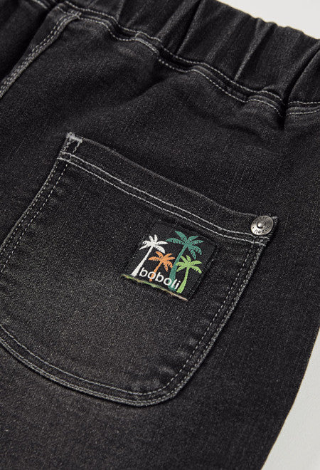 Washed Knit Bermuda Short
