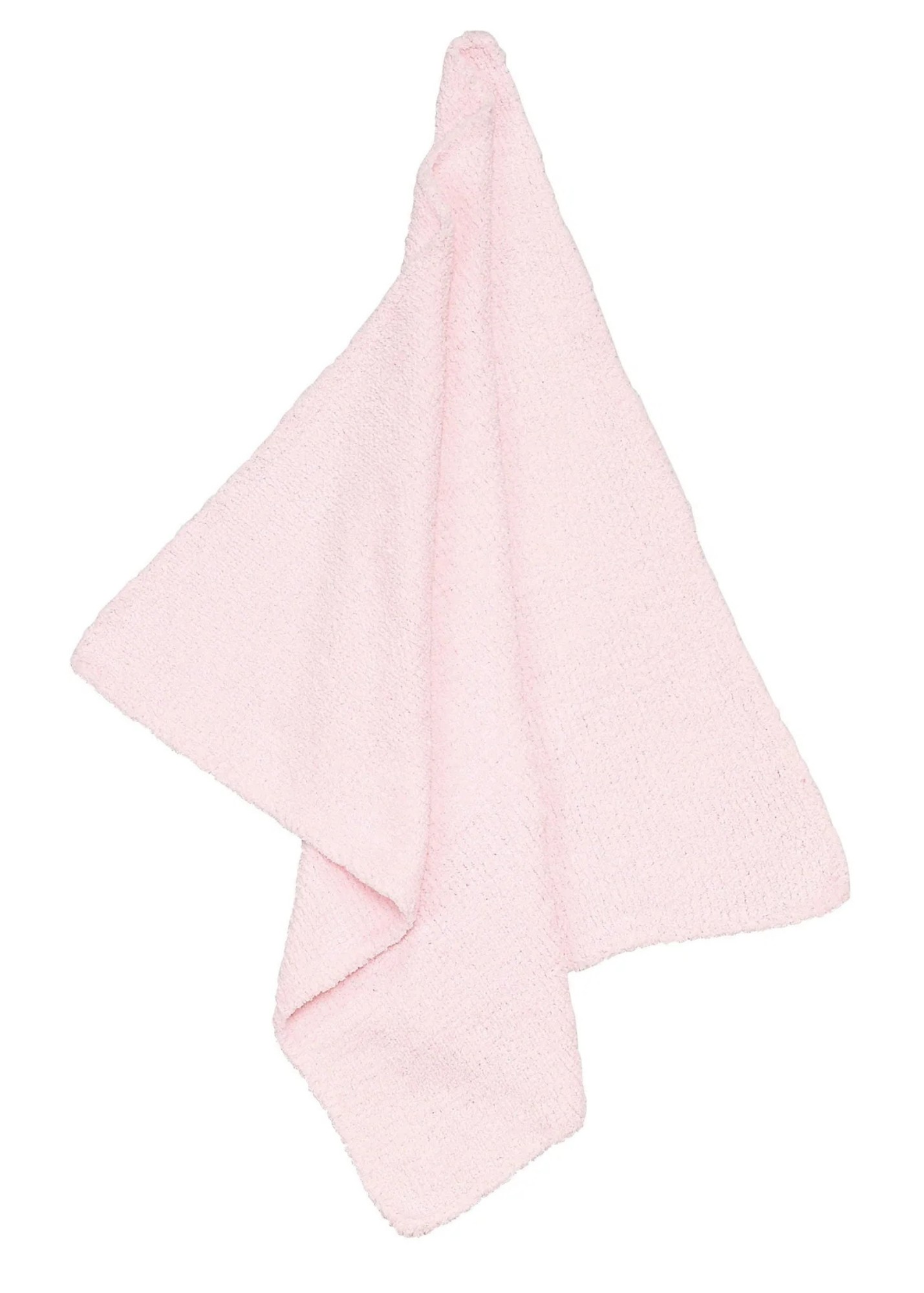 Pretty Pink Chenille Blanket