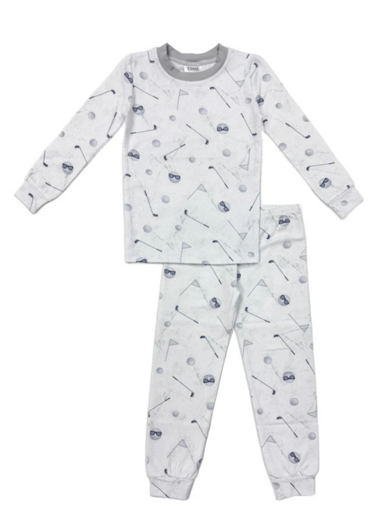 Toddler Tee Time Long Sleeve Pajama Set