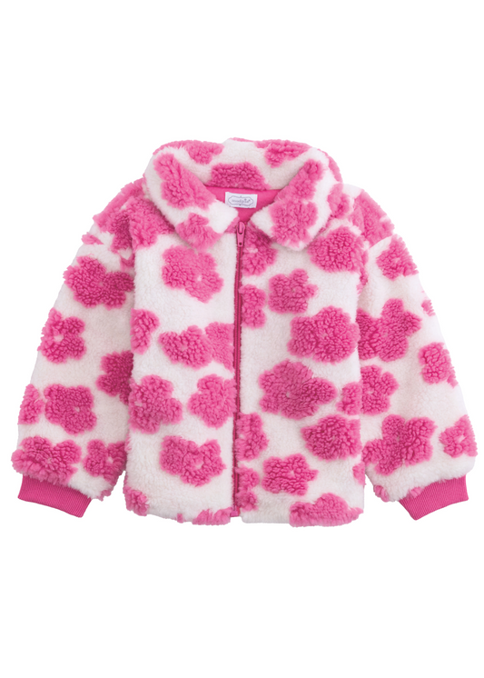 Flower Sherpa Jacket