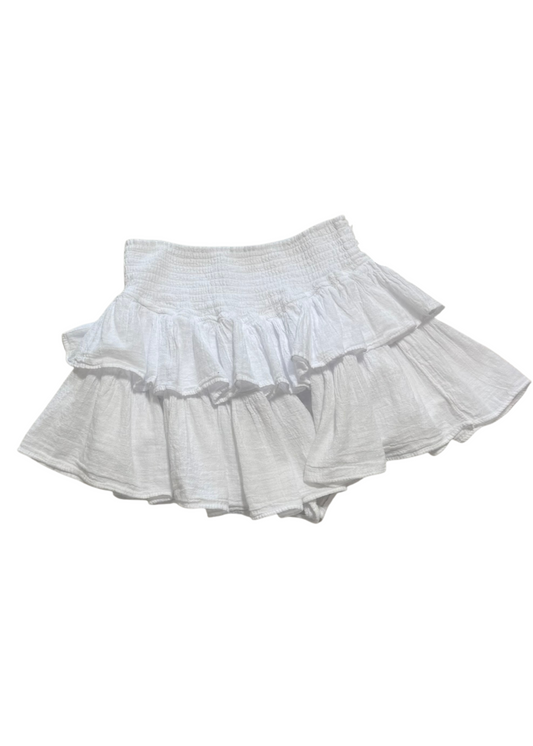 Ruffle Elastic Skirt