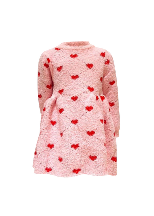 Sweetheart Sweater Dress