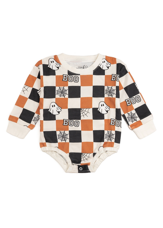 Boo Halloween Romper