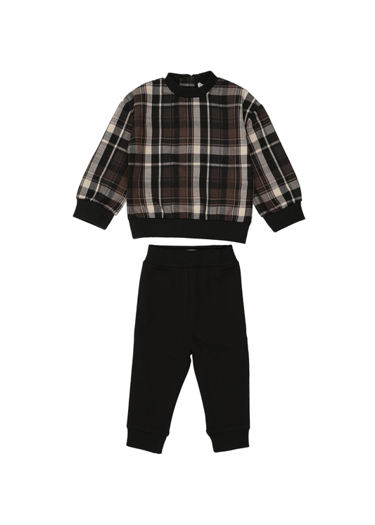 Winter Plaid Baby Set