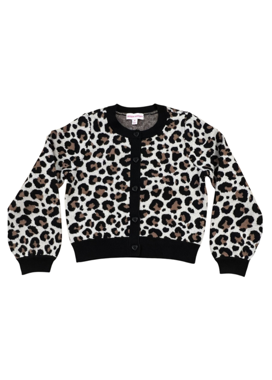 Leopard Knit Cardigan