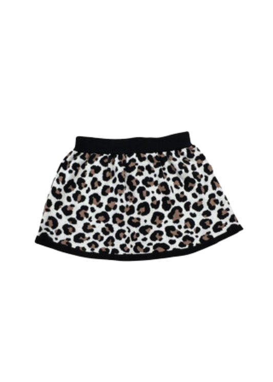 Leopard Knit Skirt