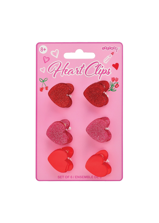 Heart Hair Clips