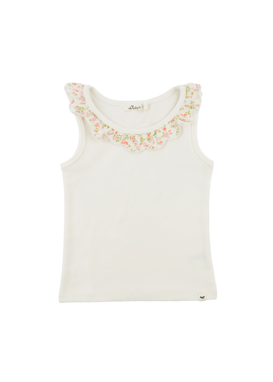 Poppy Sprig Blush Bella Collar Tank