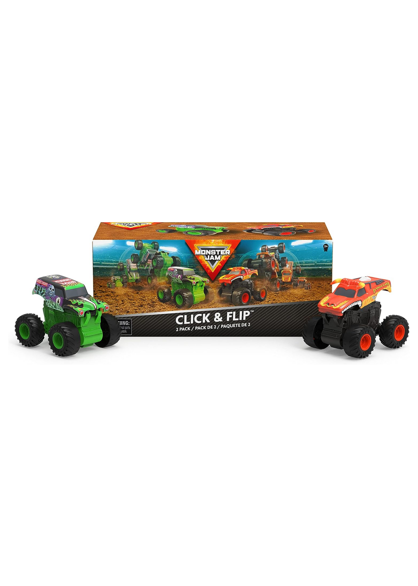 Click & Flip Monster Trucks