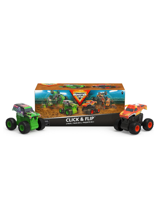 Click & Flip Monster Trucks