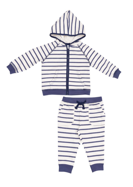 French Terry Hoodie Jogger Set